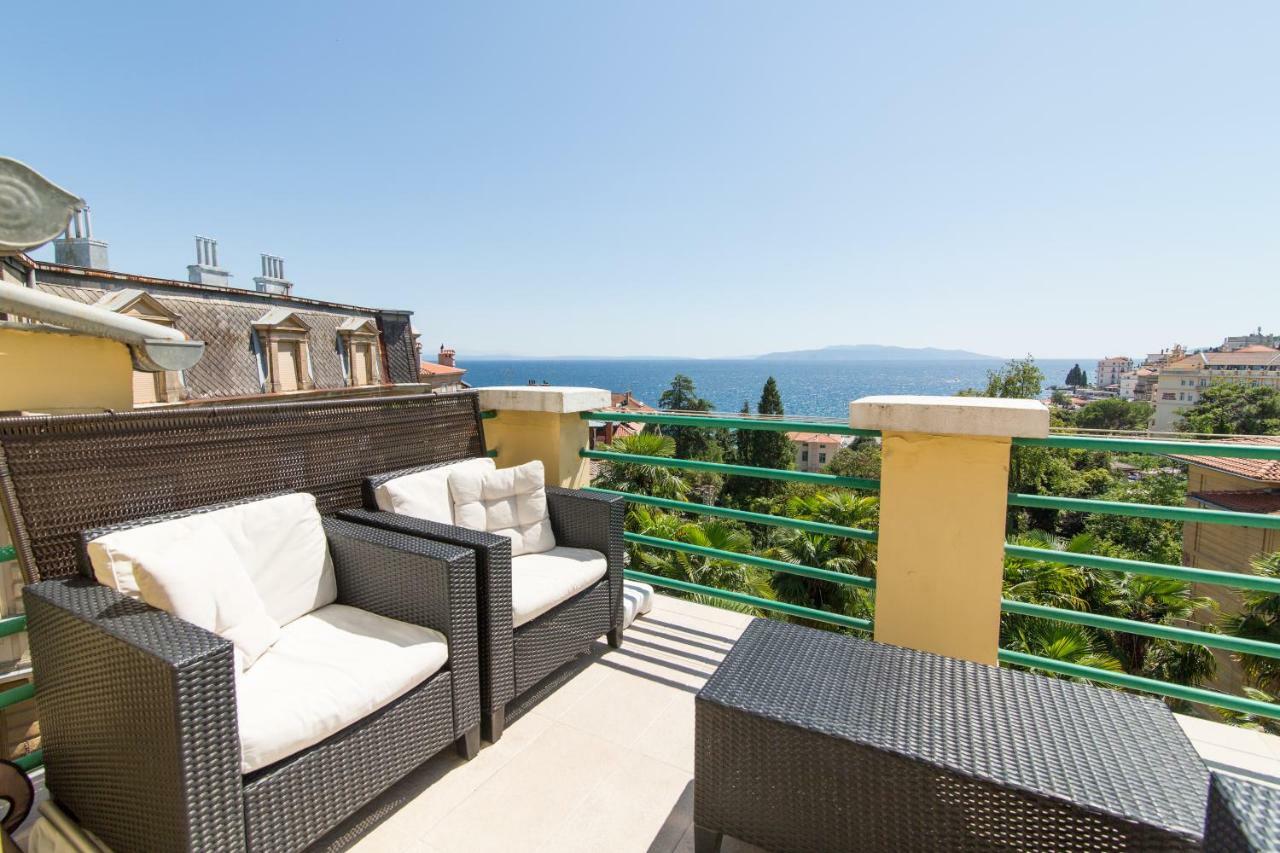 Penthouse And Piano Nobile Prkg Wifi Garden Near Beach Away From Roads Opatija Exterior foto